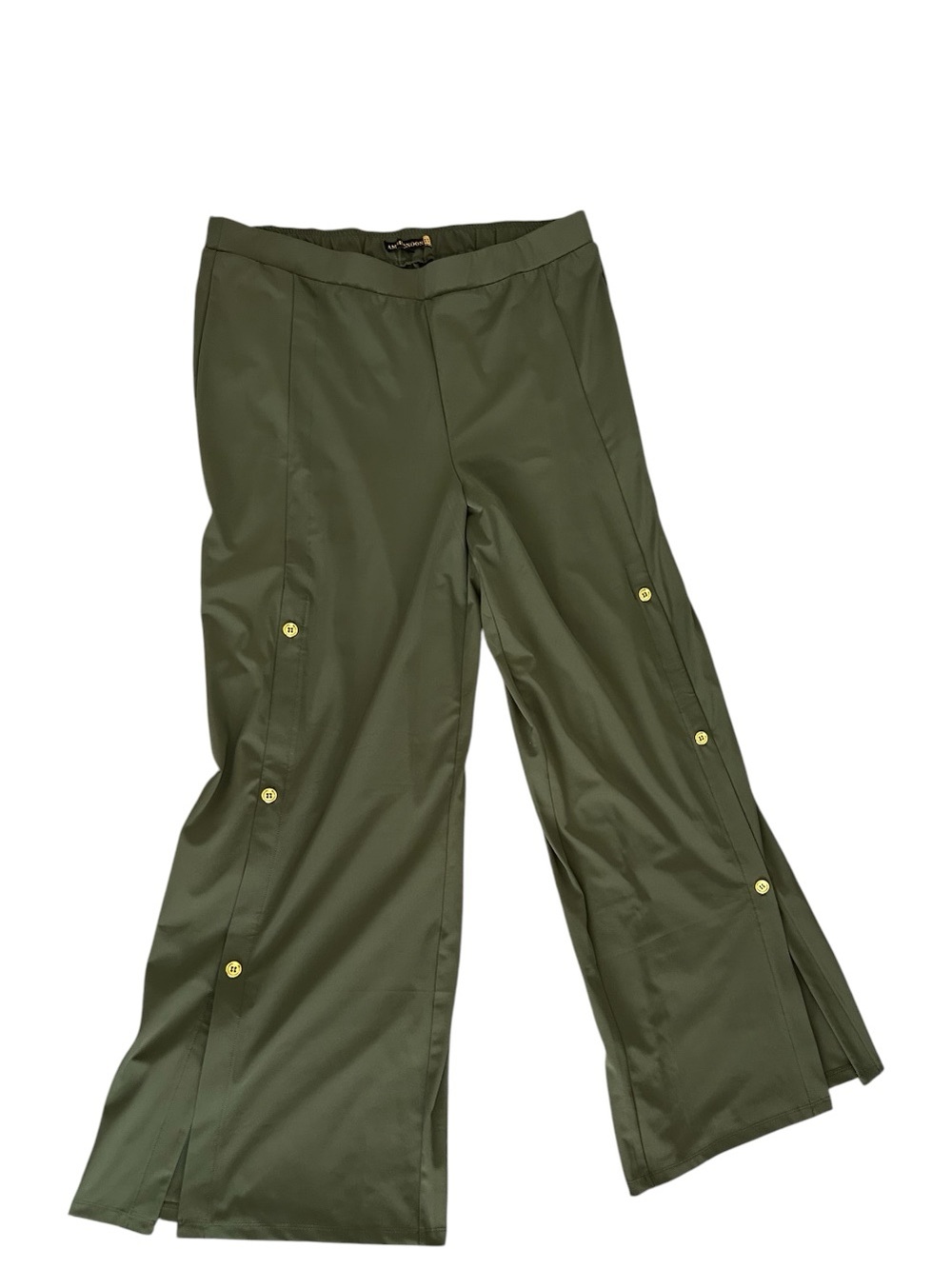 AmberNoon II by Dr. Erum Ilyas UPF 50 Wide Leg Pants Olive Sz L